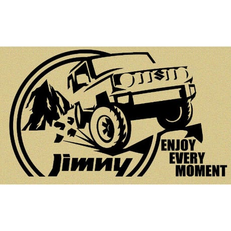 ジムニー jimnyステッカー黒