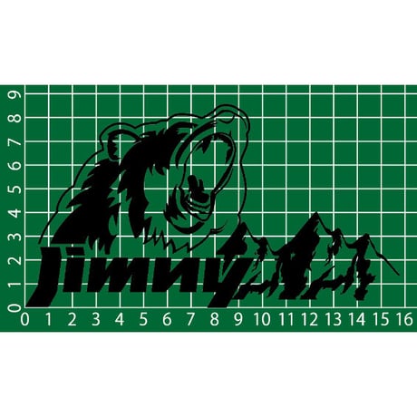 ジムニーステッカー熊
