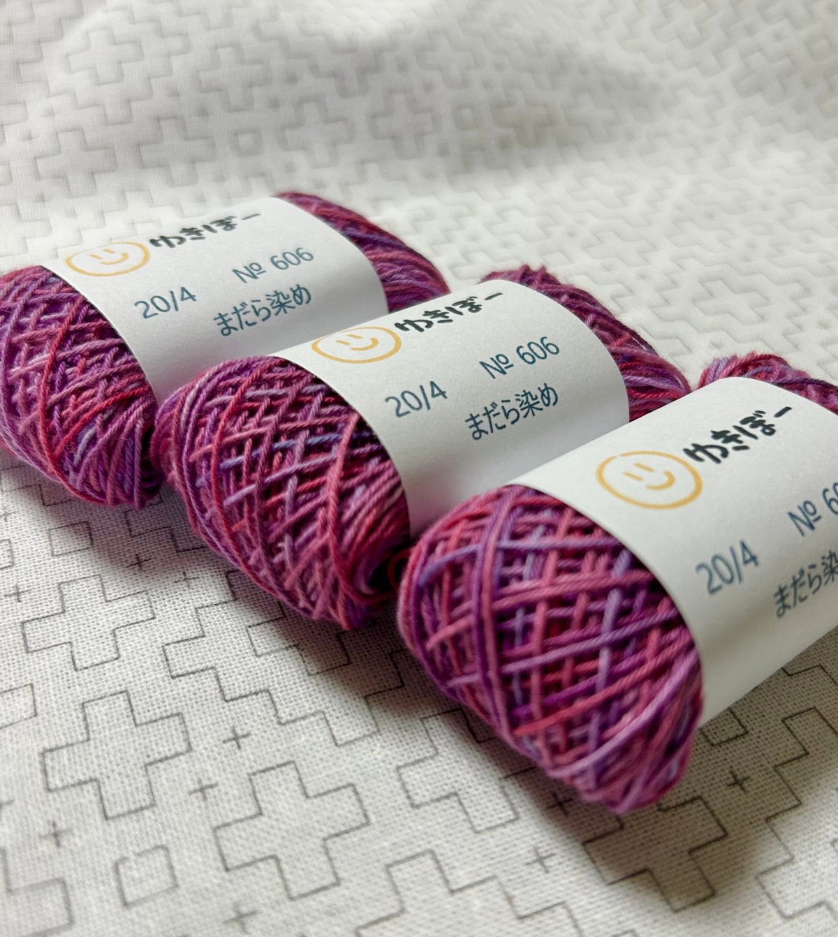 まだら染め刺し子糸 約60m【20/4】No.606 | ゆきぼーのお店