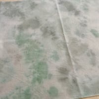まだら染め色晒 グリーン×グレー