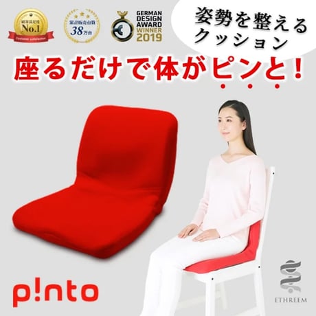 p!nto 姿勢サポートクッション