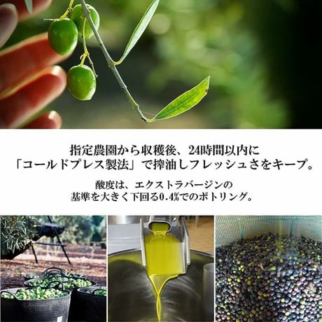ヴィラブランカ オーガニック エクストラバージンオリーブオイル(瓶)(250ml)