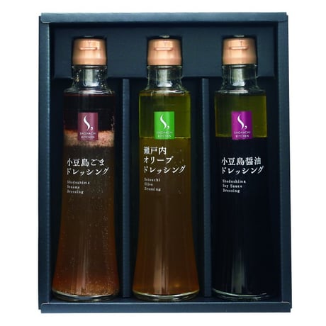 庄八のオリジナルドレッシング3本セット