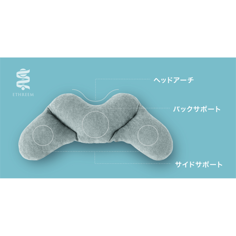 p!nto Float  1台6役のヘッドサポートピロー