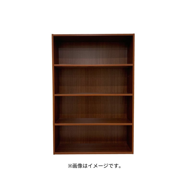 本棚　木目 Fukuhiro ブック＆CDラック 4段 北欧風木目調 | FukuhiroSTORE