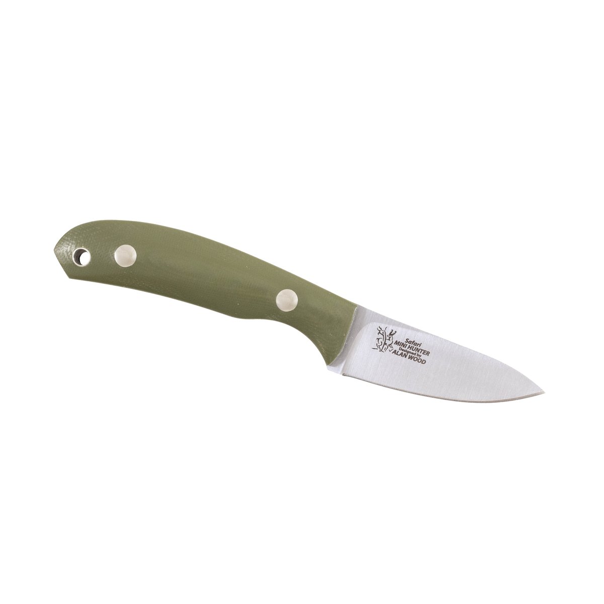 Casstrom Safali Mini Hunter Knife - Olive Green
