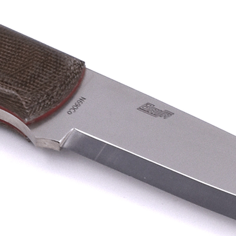 Brisa Trapper 95 Scandi - Green Canvas Micarta