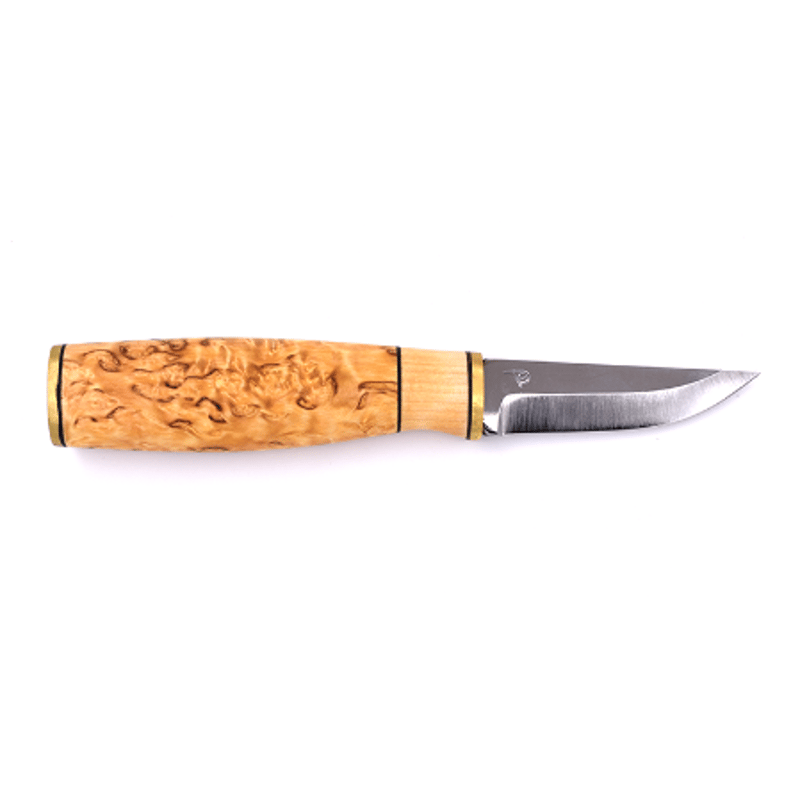 Brisa Polar Puukko SS 75mm - Curly Birch / 【ブリサ