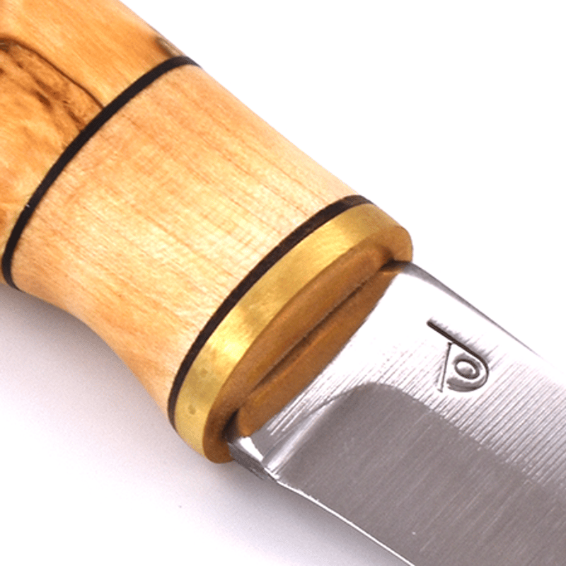 Brisa Polar Puukko SS 75mm - Curly Birch / 【ブリサ