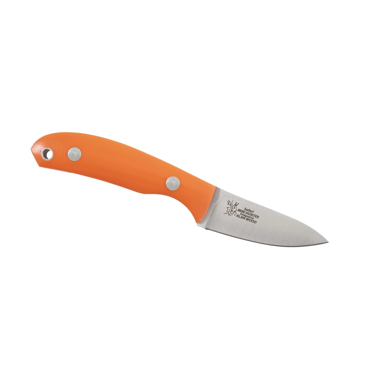 Casstrom Safali Mini Hunter Knife - Orange G10