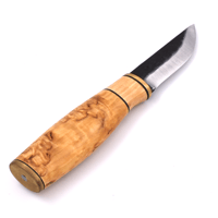 Brisa Polar Puukko 77mm - Curly Birch / 【ブリサ】ポーラープーッコ 77mm - カーリーバーチ【カーボンスチール】