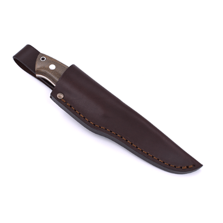 Brisa Trapper 95 Scandi - Green Canvas Micarta / 【ブリサ】トラッパー95mm スカンジ- グリーンマイカルタ【ステンレス鋼】
