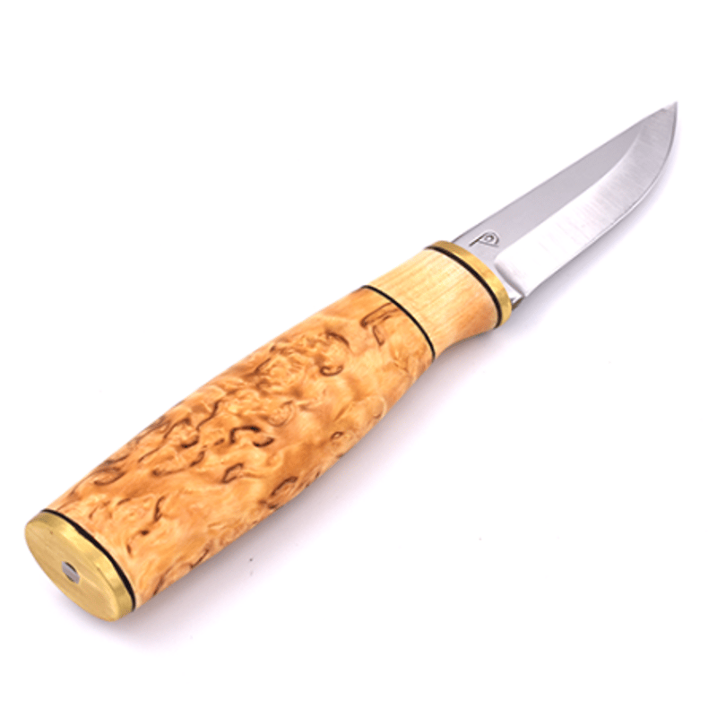 Brisa Polar Puukko SS 75mm - Curly Birch / 【ブリサ