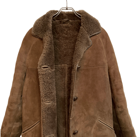 USED VINTAGE SHEARLING COAT ”MADE IN ENGLAND”