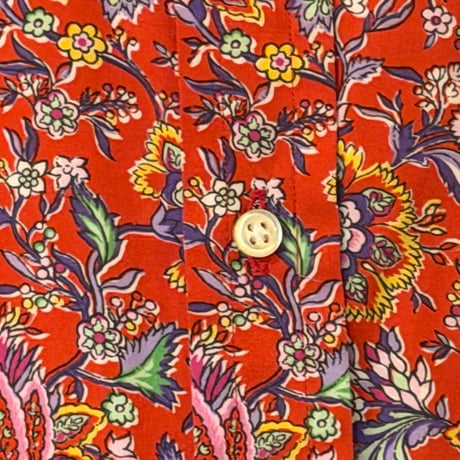 USED RALPH LAUREN PURPLE LABEL FLORAL SHIRTS MADE IN ITALY