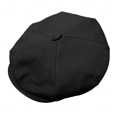 新品　NEW YORK HAT BLACK CANVAS NEWS BOY  CAP  MADE IN USA