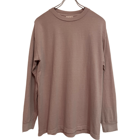 新品 LINUS GOLD ”TSP”  L/S TUBLAR TSHIRTS”BLUSH” MADE IN USA