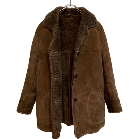 USED VINTAGE SHEARLING COAT ”MADE IN ENGLAND”