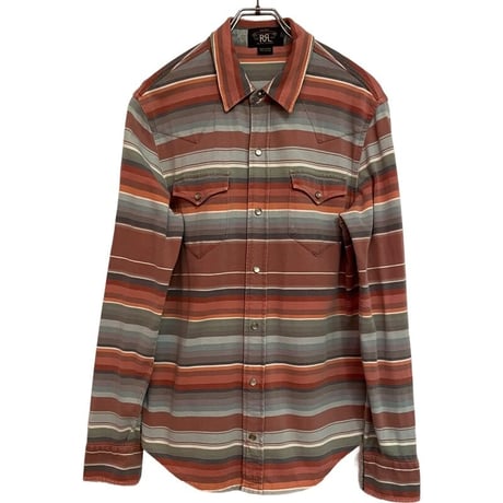USED   DOUBLE RL SERAPE WESTERN SHIRTS