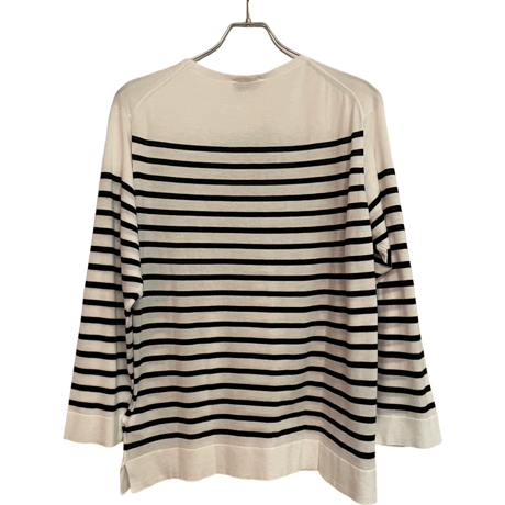 新品　JOHN SMEDLEY BOATNECK KNIT  100% SEAISLAND COTTON  "MADE IN ENGLAND"