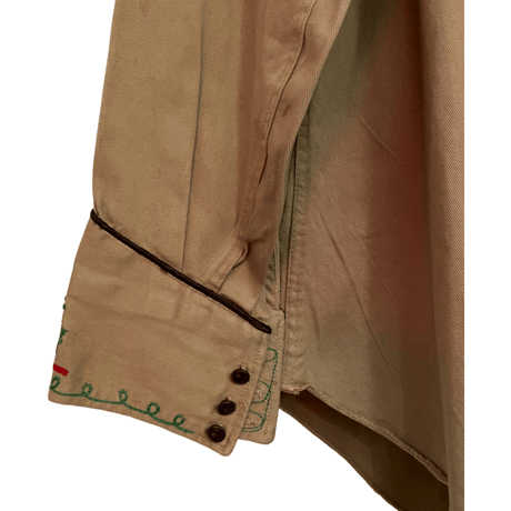 VINTAGE CT-TWILL WESTERN SHIRTS　"BOOTS&BUFFALO SKULL"