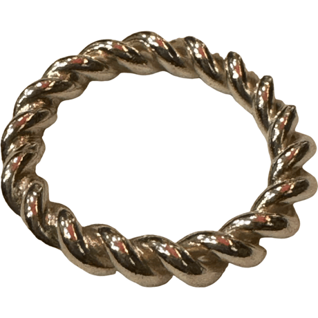 新品　NEW STERLING SILVER TWIST RING #2