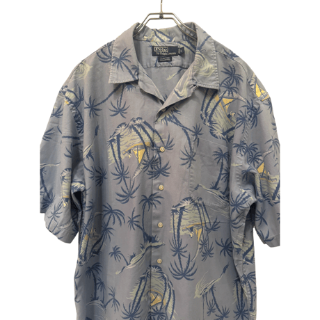 USED VINTAGE   POLO RALPH LAUREN S/S OPEN COLLAR SHIRTS
