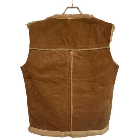 VINTAGE SEARS VELVET BOA VEST