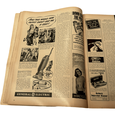 VINTAGE BOOK (USED)  LIFE MAGAZINE 1940 SEPTEMBER