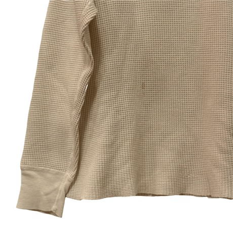 USED  MADE IN USA HEAVY WEIGHT NATURAL THERMAL SHIRTS