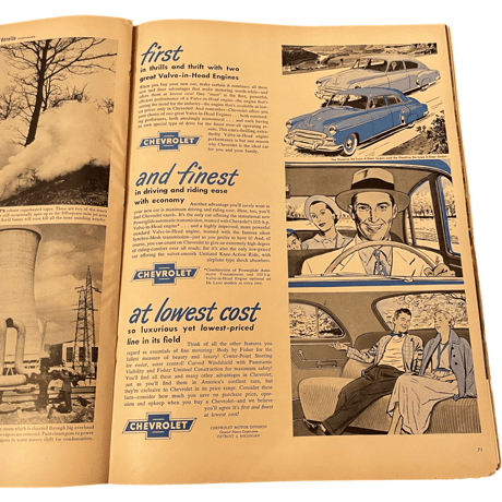VINTAGE BOOK (USED)  LIFE MAGAZINE 1950 MAY