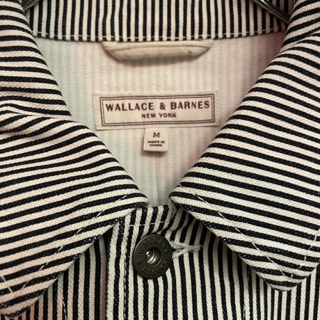 新品　J CREW ”WALLACE&BARNES"HICKORY STRIPE WORK JACKET