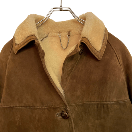USED VINTAGE SHEARLING COAT ”MADE IN ENGLAND”