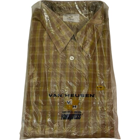 DEADSTOCK 1960s VAN HEUSEN   L/S OPEN COLLAR  SHIRTS MADE IN USA