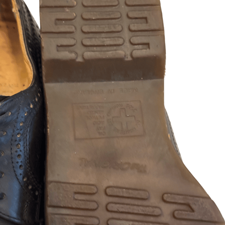 USED Dr Martens WINGTIP SHOES MADE IN ENGLAND