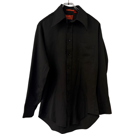 USED　VINTAGE 1960s-70s SEARS BLACK SHIRTS　MADE　IN JAPAN