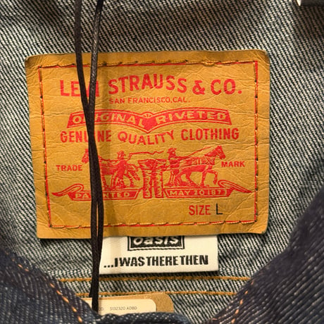 NEW  LEVI'S×OASIS TYPE2 DENIM JACKET