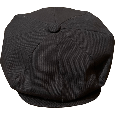 新品　NEW YORK HAT BLACK CANVAS NEWS BOY  CAP  MADE IN USA