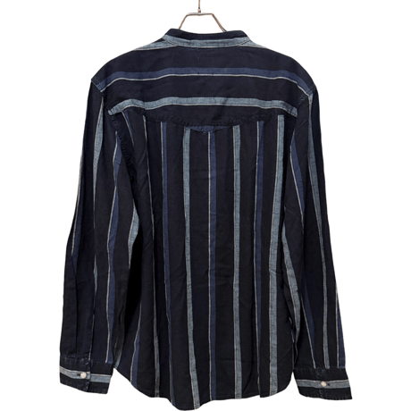 NEW  LEVI'S×OASIS BANDCOLLAR STRIPE SHIRTS