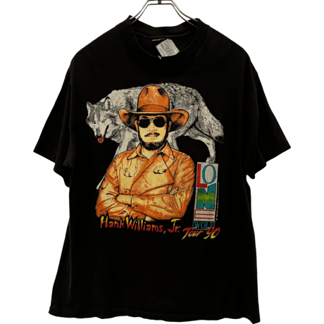 VINTAGE (USED) HANK WILLIAMS Jr 1990 TSHIRTS ROCK COUNTRY