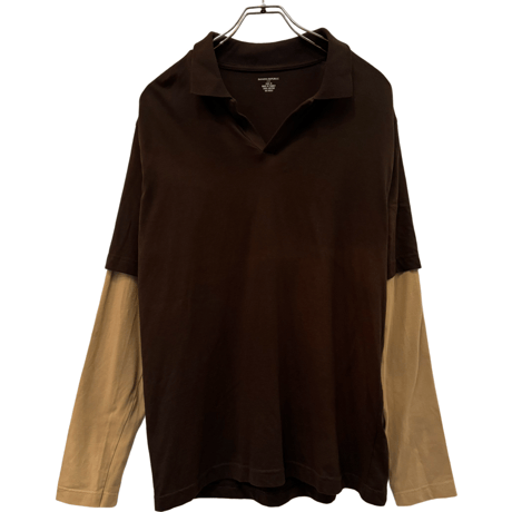 USED BANANA REPUBLIC TWO LAYER POLO SHIRTS