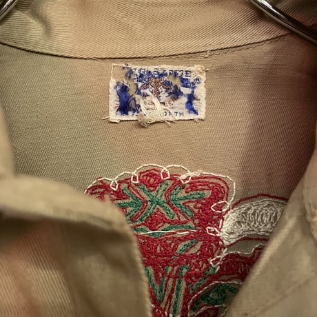 VINTAGE CT-TWILL WESTERN SHIRTS　"BOOTS&BUFFALO SKULL"
