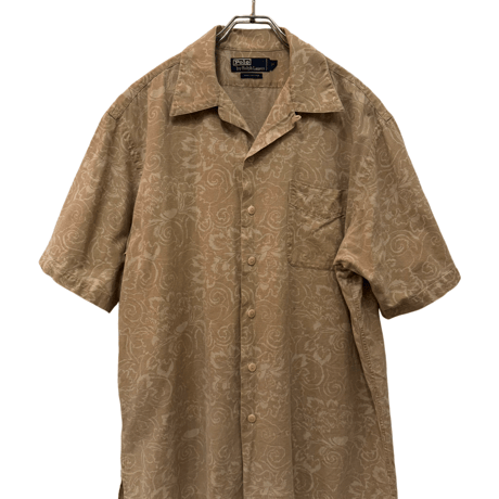 USED VINTAGE   POLO RALPH LAUREN S/S OPEN COLLAR SHIRTS