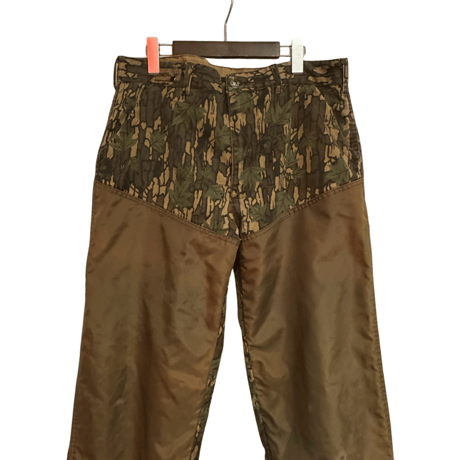 USED  HUNTING TROUSER TREBARK CAMO×HEAVY NYLON