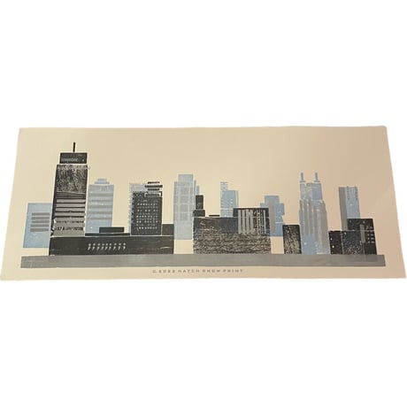 新品　 HATCH SHOW PRINT POSTER ”NASHVILLE SKYLINE”  MADE IN USA