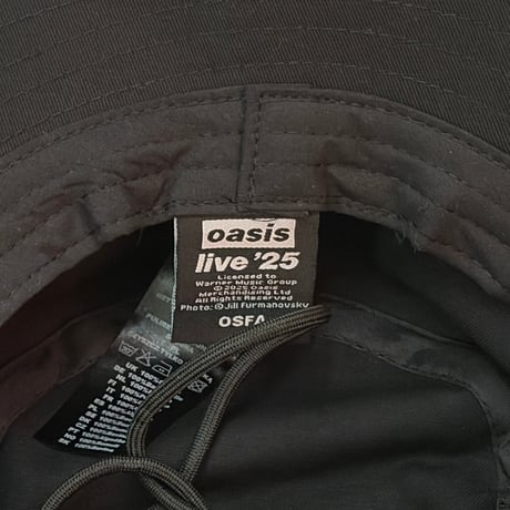 NEW  OASIS LIVE 25 BOONIE HAT OFFICIAL
