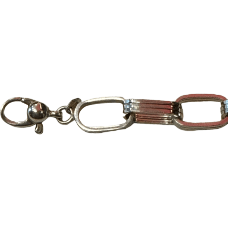 VINTAGE SILVER CHAIN BRACELET