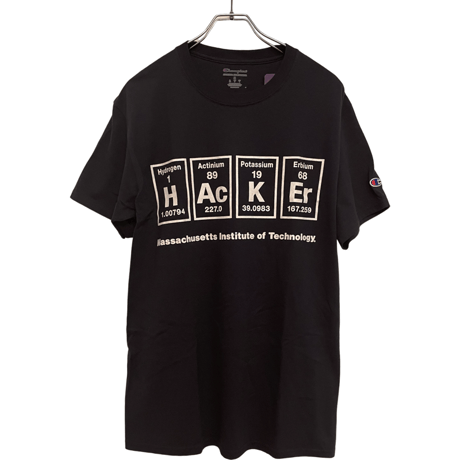 新品　M.I.T ”HACKER” TSHIRTS  CHAMPOIN USA