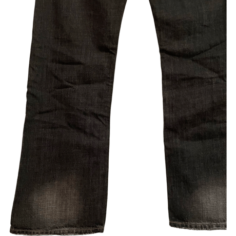 新品 NEW (DEAD STOCK)　07s  US LEVI'S SLIM BOOTS CUT "527" BLACK