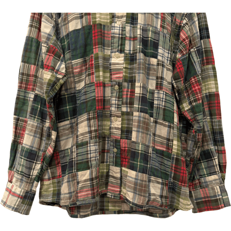 USED POLO RALPH LAUREN BUTTON DOWN PATCHWORK SHIRTS